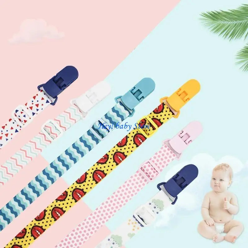 Baby Pacifier Chain Clip | Adjustable Teether Soother Leash