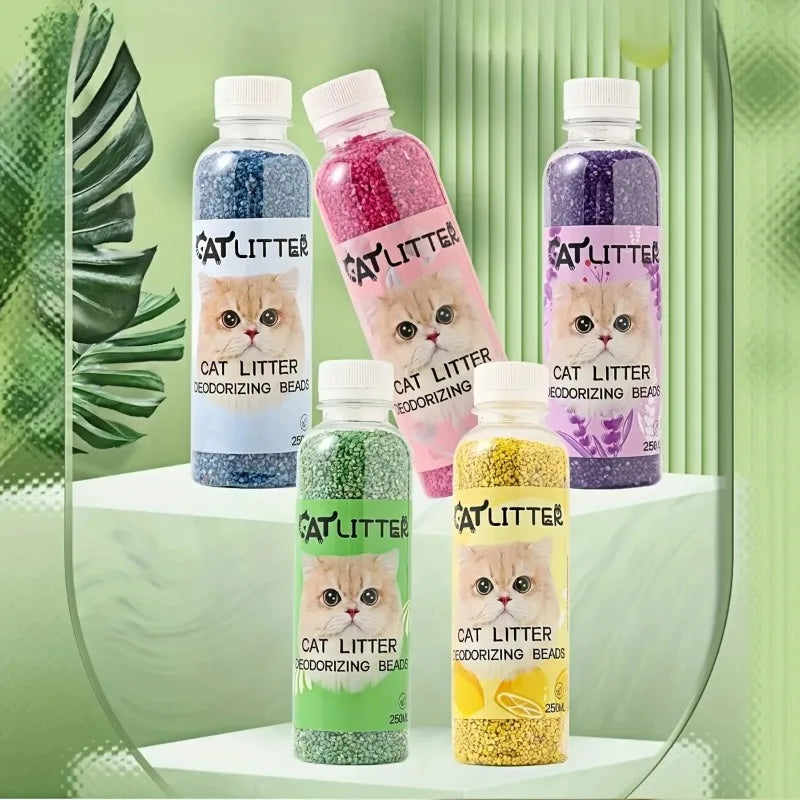 Cat Litter Deodorizing Beads – Litter Box Odor Eliminator Litter Box Deodorizer Peaceful Pleasures Health and Wellness