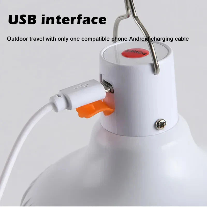 KDULIT Portable LED Camping Lantern USB Rechargeable 5 Modes