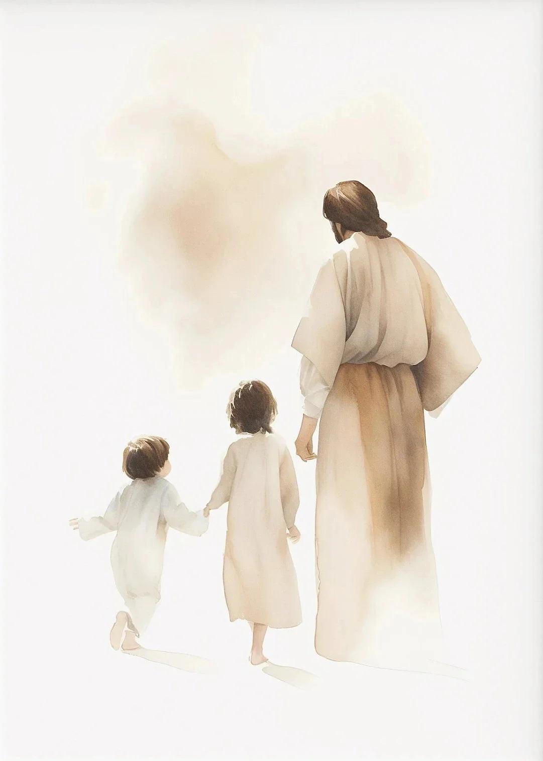 Jesus Walking on Water Canvas Wall Art | Biblical Home Decor