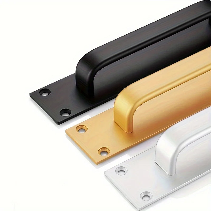 Aluminum Alloy Door Handle Window Cabinet Balcony Sliding Door Pull with Srews Pull Closet Furniture Hardware Home Improvement Peaceful Pleasures Health and Wellness