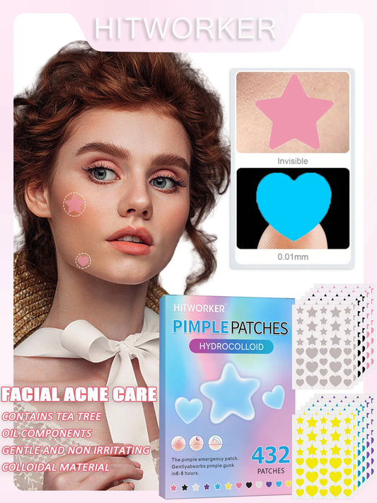 Invisible Waterproof Hydrocolloid Acne Patches – All Skin Types Hydrocolloid Acne Patch Peaceful Pleasures Health and Wellness