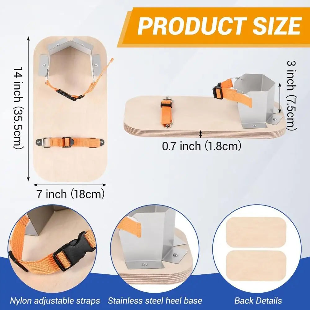 Asphalt Compacting Shoes | Quick-Click Buckle Thermal Barrier