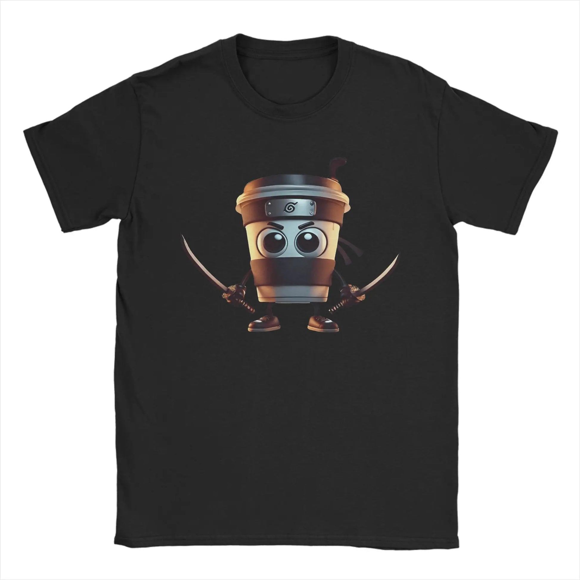 Cappuccino Assassino T Shirt Summer Italian Brainrot Meme 100 Cotton T-Shirts For Men Popular Casual Short Sleeve Y2K Funny Tee Peaceful Pleasures Health and Wellness