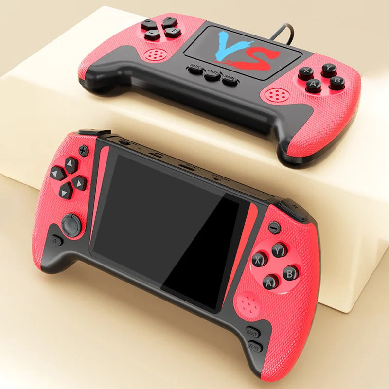 Q21 Retro Portable Game Console, 3.5-inch LCD Screen, Preloaded with 500 Games, Supports TV Connection for Single-Player Gaming Peaceful Pleasures Health and Wellness Q21-Red