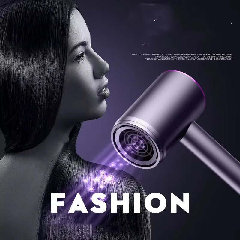 Professional hair salon hair dryer, featuring high-speed drying and ion heating functions. An essential item for travel. Peaceful Pleasures Health and Wellness