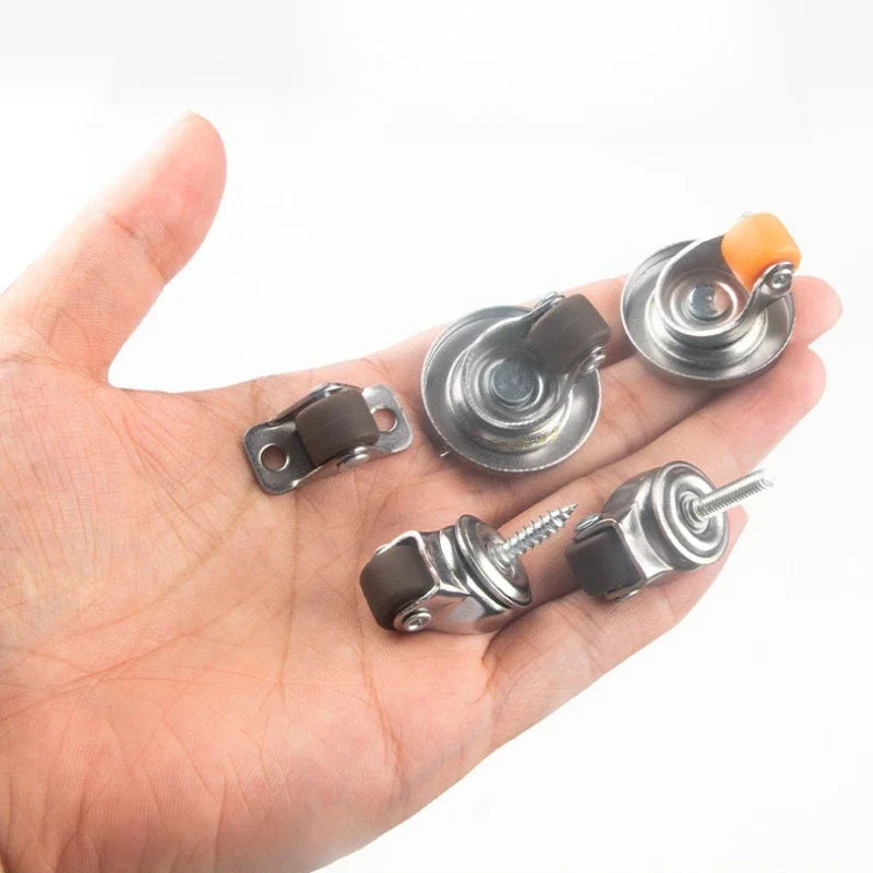 20-Pack 0.5" Silent Universal Furniture Caster Wheels
