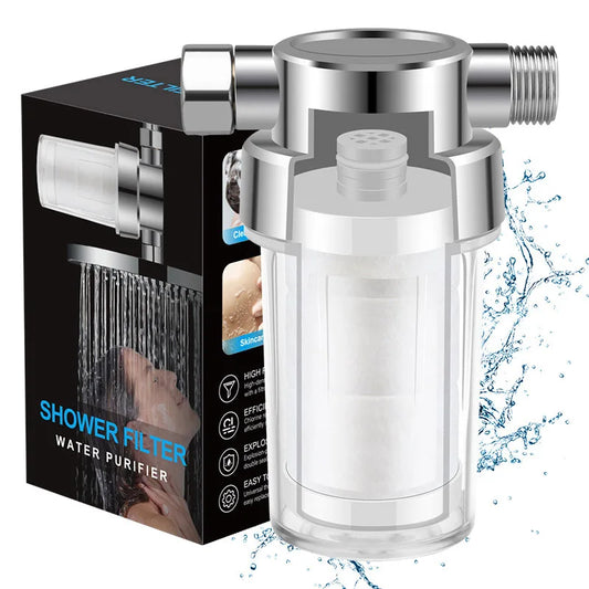 Universal Shower Head Water Purifier – PP Cotton Filter Shower Water Filter Oasis Select