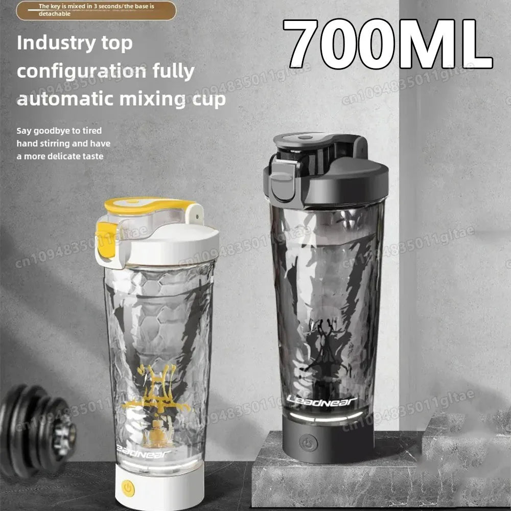 Electric Self Stirring Mug, Protein Powder Milkshake Shaker Bottle ,USB Charging Shaker Cup with Scale 15 Oz Water Cup, BPA Free Peaceful Pleasures Health and Wellness