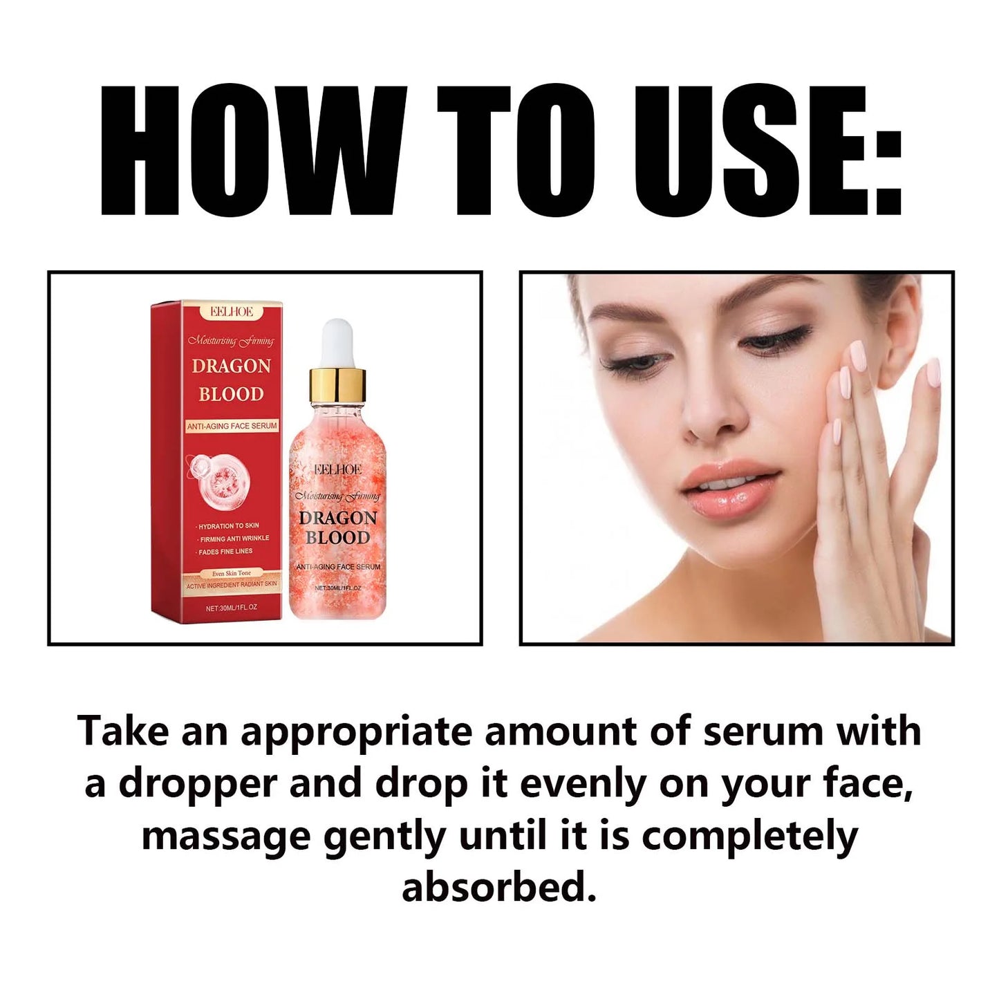 Dragon Blood Facial Serum – Anti-Aging, Firming & Brightening