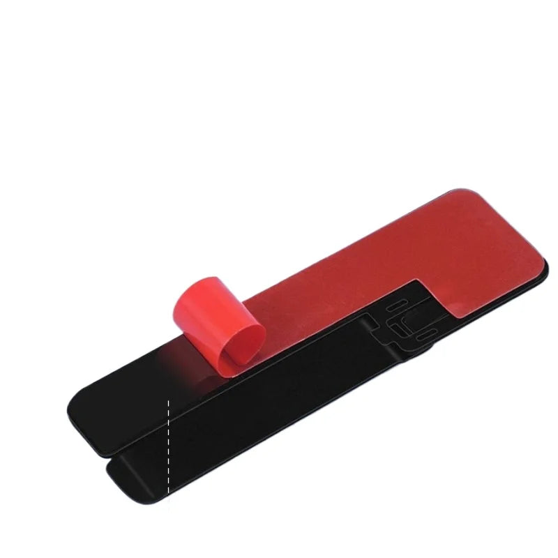 Ultra-Thin Metal Folding Phone Stand | Invisible Back Sticker Phone Kickstand Peaceful Pleasures Health and Wellness black