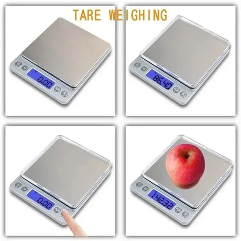 Mini Precision Digital Kitchen & Jewelry Scale 3000g/0.1g Digital Precision Scale Peaceful Pleasures Health and Wellness