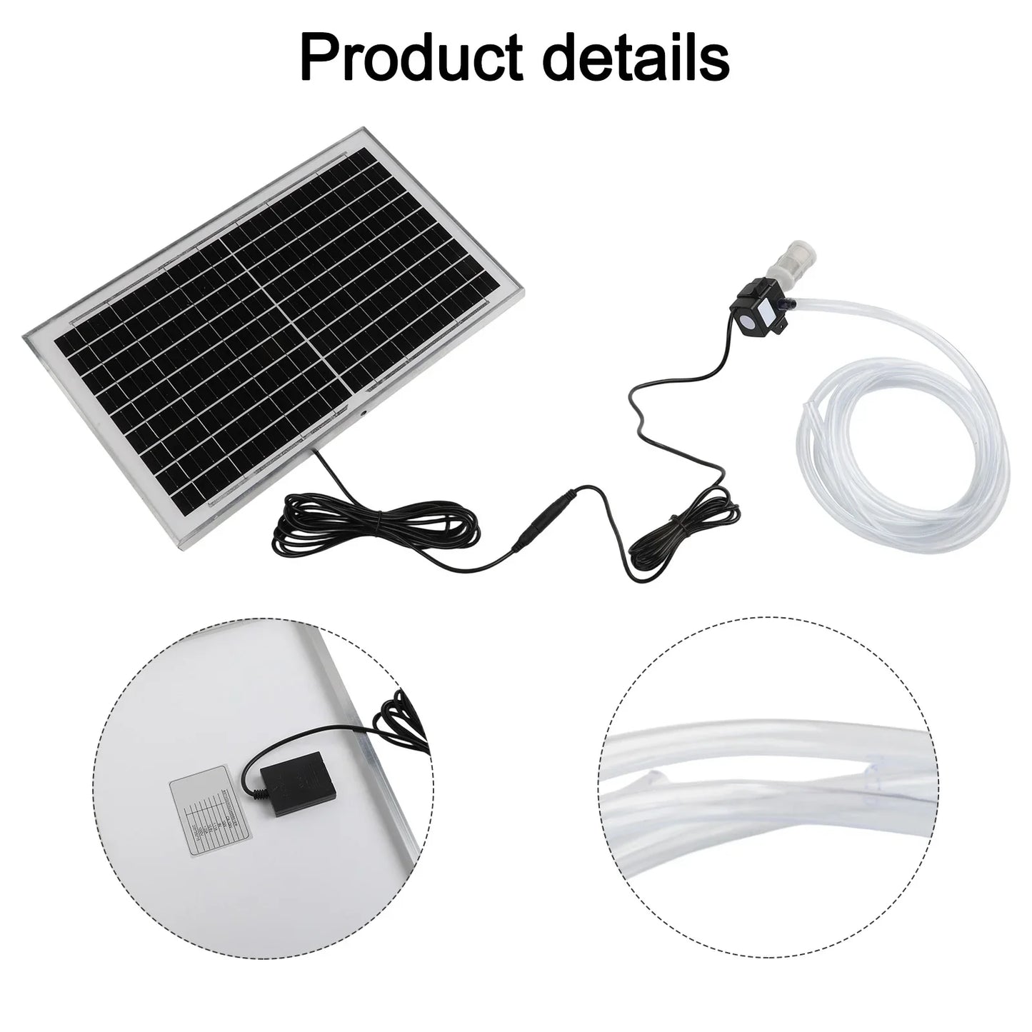 10W Solar Submersible Water Pump with Filter – Fish Pond & Aquarium