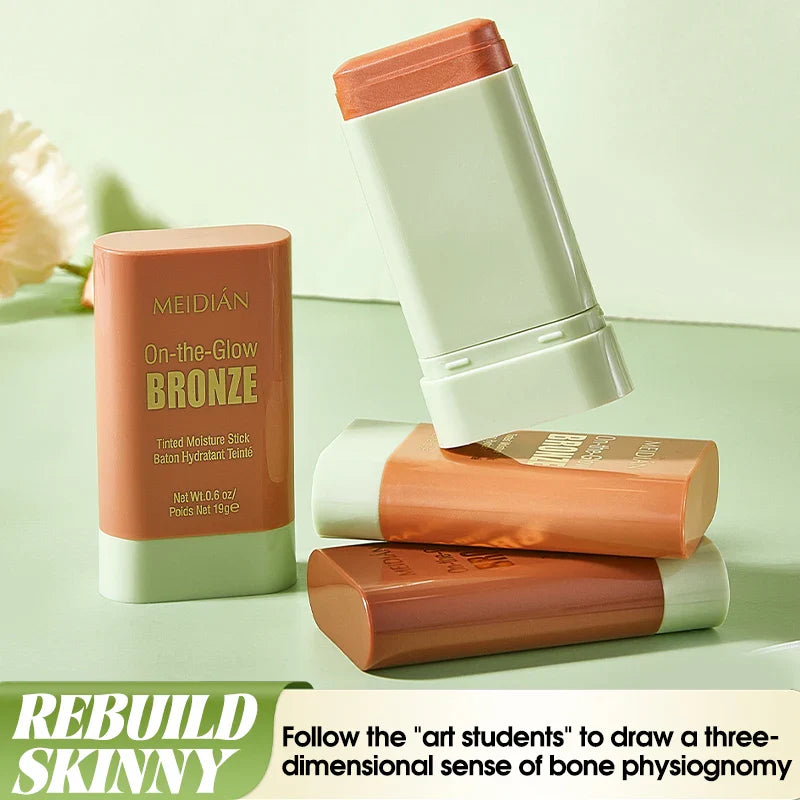 Waterproof Powder Blush Stick – Long-Lasting Vibrant Color