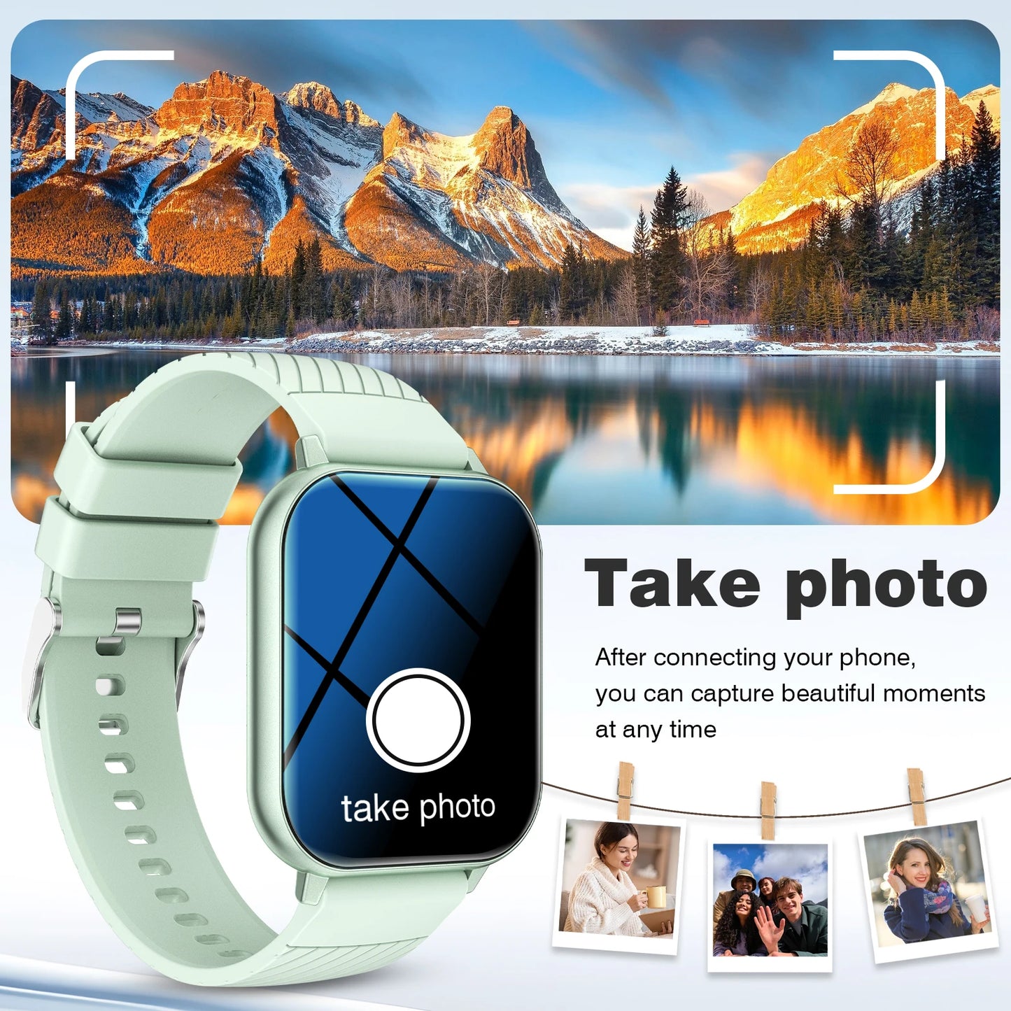 LOMAXFR Smart Watch 1.83" HD – Calls, Sports & Custom Dials