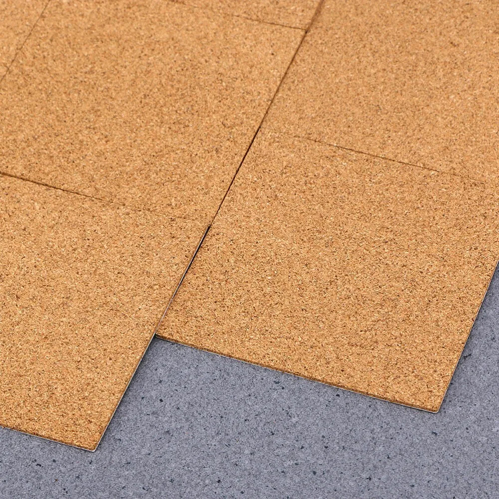 Cork Coasters Square Thick Mat DIY Backing Sheet Home Bar Household