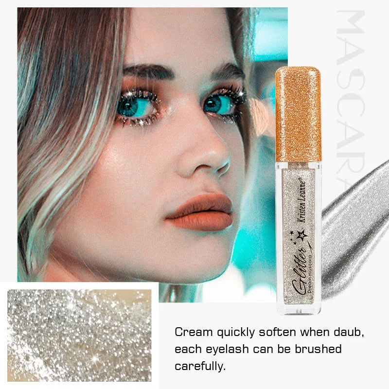 Diamond Glitter Mascara – Waterproof Lengthening 7 Colors