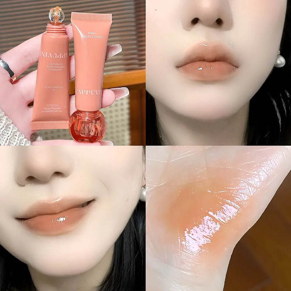 CAPPUVINI 7-Color Mirror Lip Gloss | Moisturizing Plumping Glaze