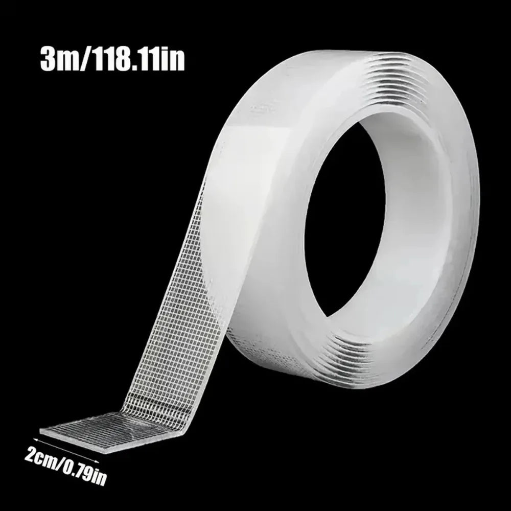 Clear Double-sided Nano Tape Ultra-strong Adhesive Waterproof Extra