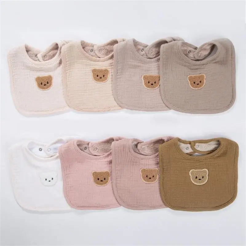 Soft Cotton Baby Bib | Feeding, Drooling & Teething Protection