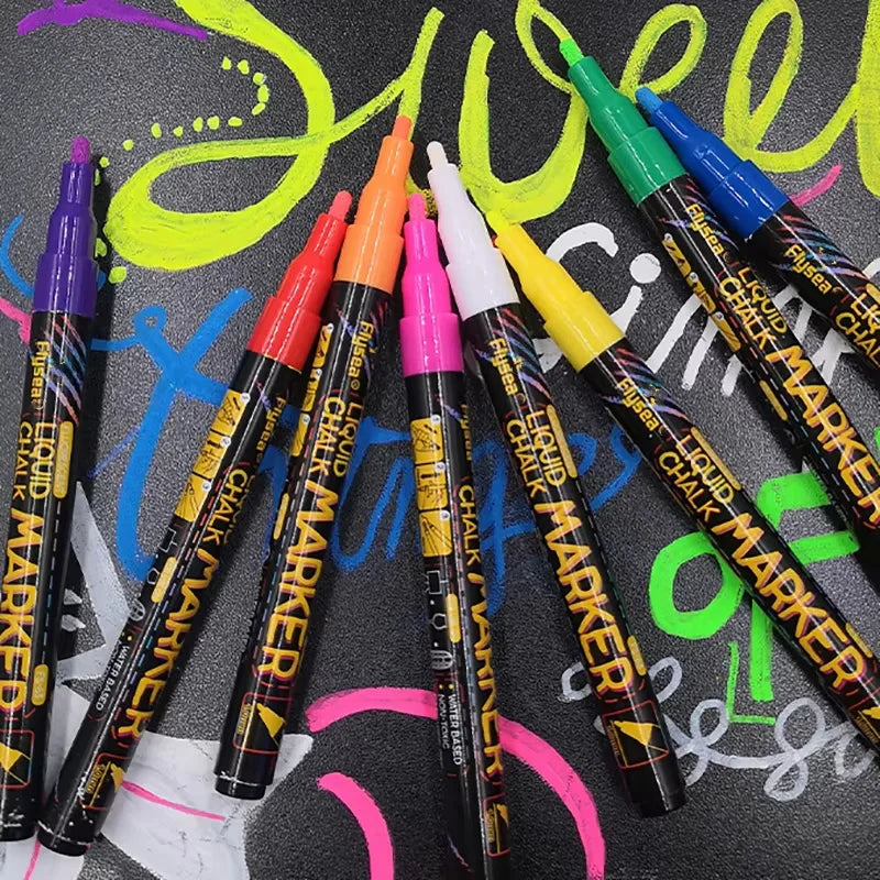 Liquid Chalk Markers-washable Wet Erase Maker Pens Blackboard