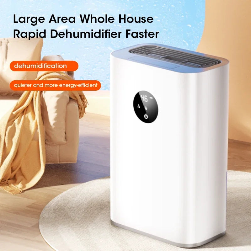 URGGU 2.5L Smart Portable Dehumidifier | 24H Timer