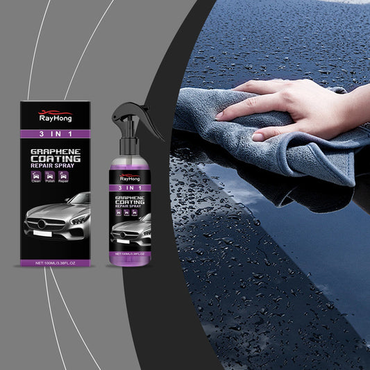 RayHong 3-in-1 Car Paint Protection Spray | Polish & Repair Car Paint Spray Peaceful Pleasures Health and Wellness