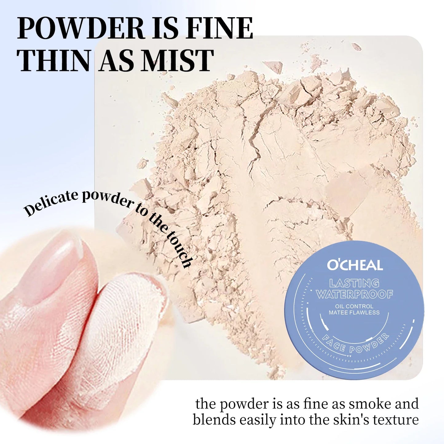 O'Cheal Matte Pressed Setting Powder – Oil Control & Coverage