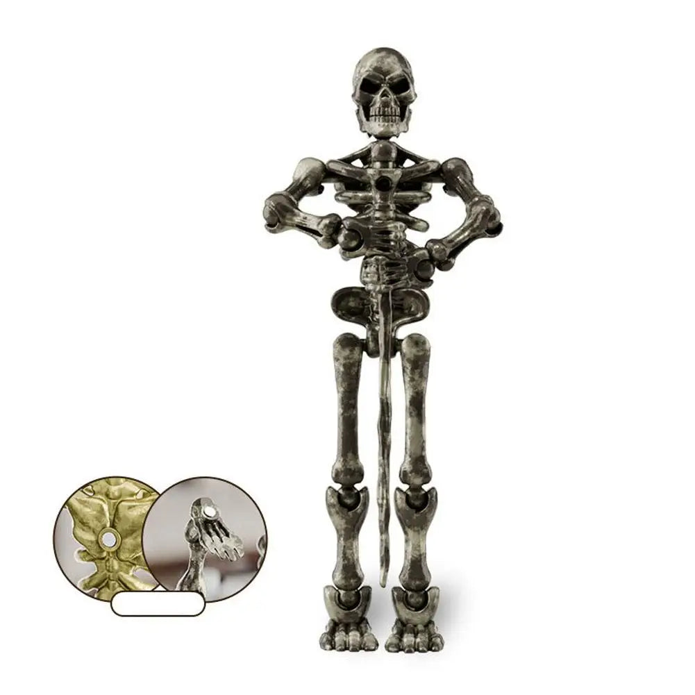 Mini Medieval Skeleton Figurines for Halloween Decor Peaceful Pleasures Health and Wellness D