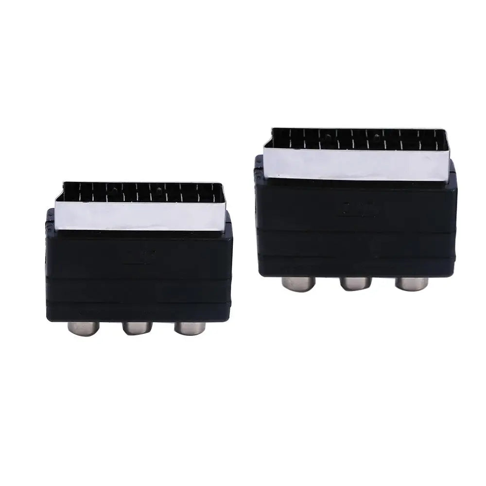 High Quality Hot Male Plug To 3 RCA Female Adapter for TV DVD Adapter Cable Audio Video Accessories SCART Converter Peaceful Pleasures Health and Wellness