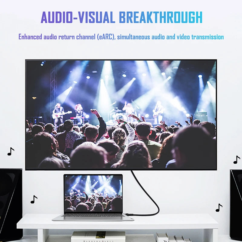 8K HDMI Cables 2.1 48Gbps High Speed HDMI Braided Durable Perfect Cord-4K@120Hz 8K@60Hz ForHDR Video Cable PC Laptop TV PS5 Peaceful Pleasures Health and Wellness