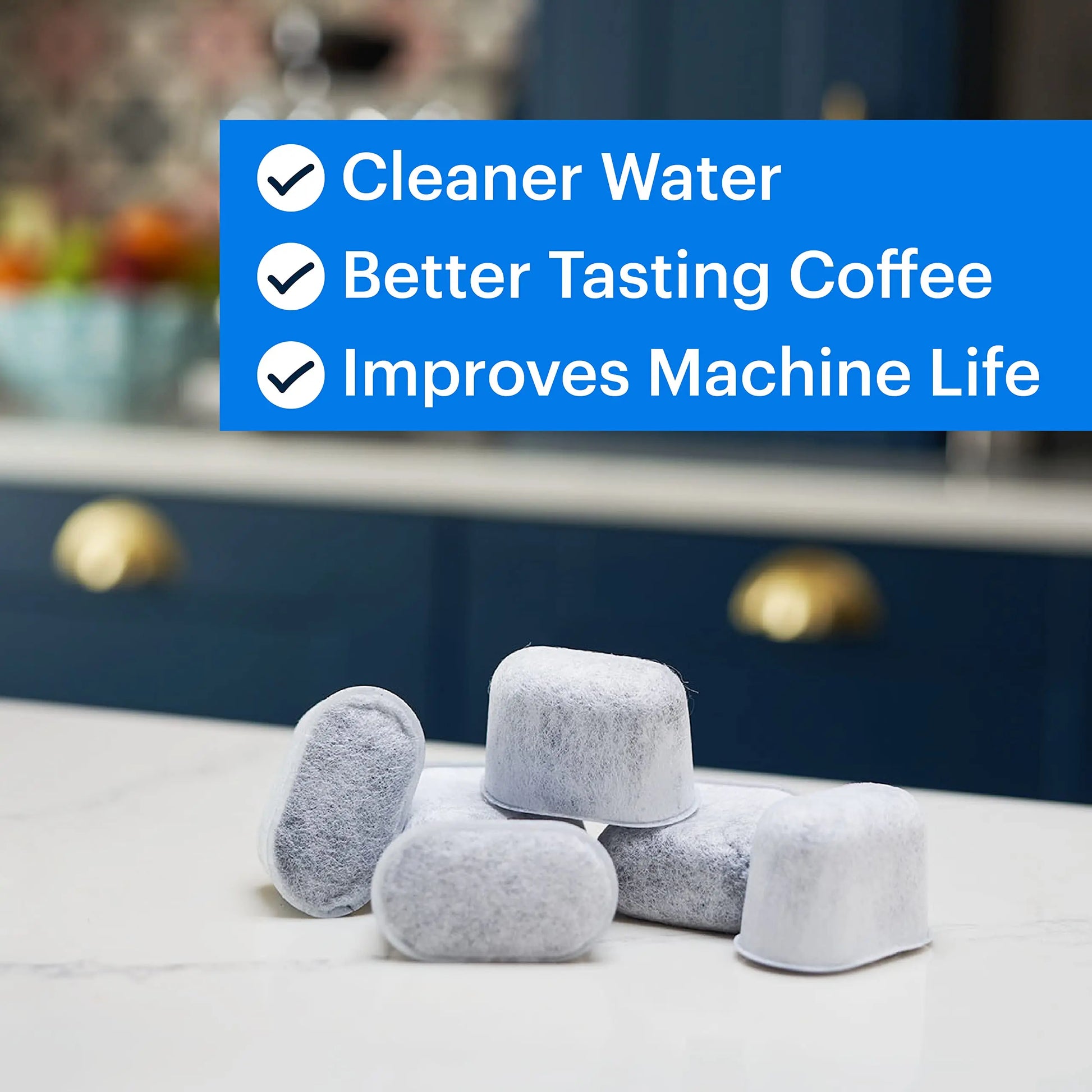 6 Pack Water Filter for Breville Espresso Machine - Compatible Breville BWF100 Coffee Maker Charcoal Filter Replacement Peaceful Pleasures Health and Wellness
