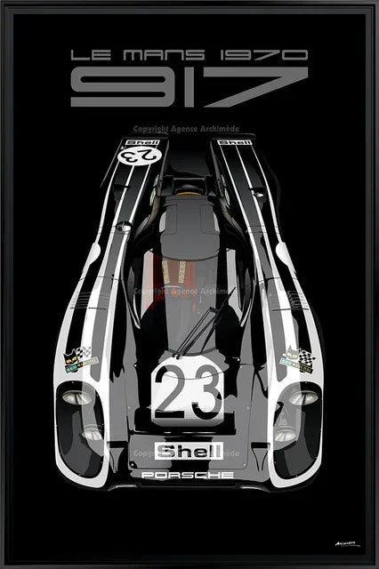 Le Mans 917K Martini Racing Canvas Wall Art Poster Print Canvas Wall Art Peaceful Pleasures Health and Wellness U4340 30x40cm Unframed