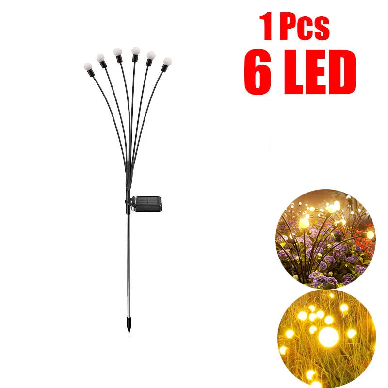 Solar Firefly Stake Light – IP65 Waterproof Garden Path LED