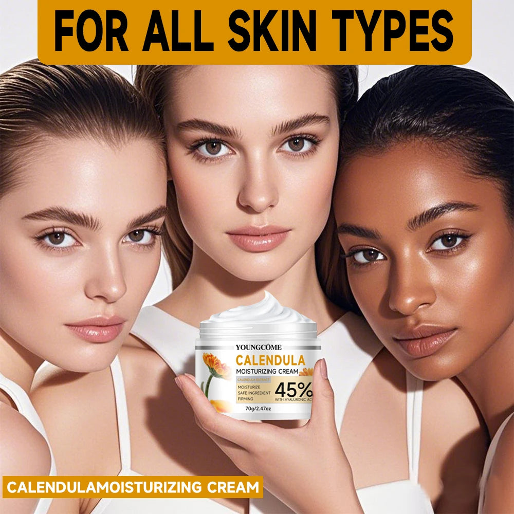 YOUNGCOME Calendula Moisturizing Cream – Anti-Aging & Firming Anti-Aging Face Cream Peaceful Pleasures Health and Wellness