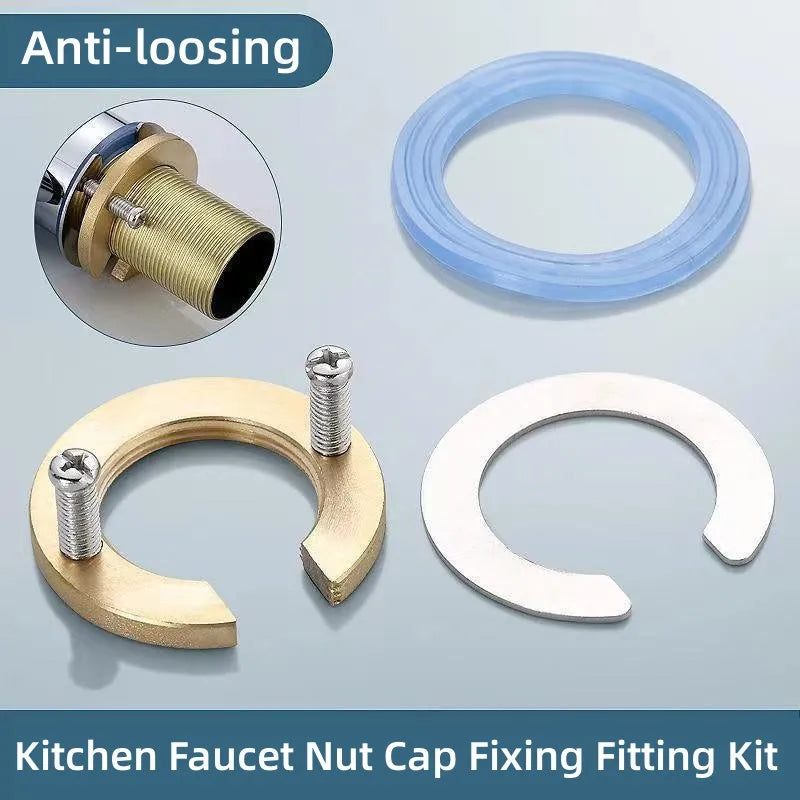 C-Type Faucet Anti-Loosening Nut Kit | Kitchen Basin Fixer
