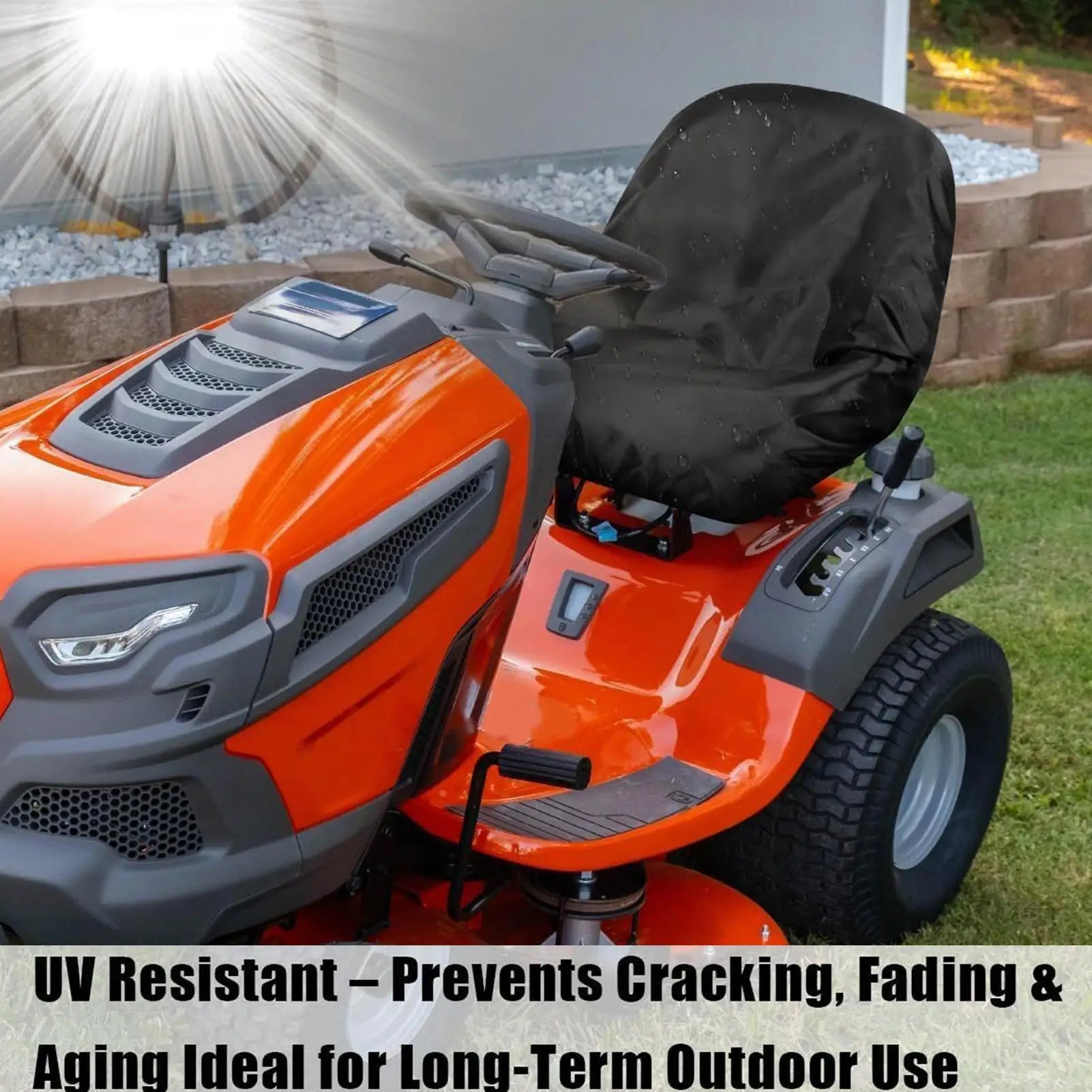 Waterproof Riding Lawn Mower Seat Cover | Universal Tractor Fit Mower Seat Cover Peaceful Pleasures Health and Wellness