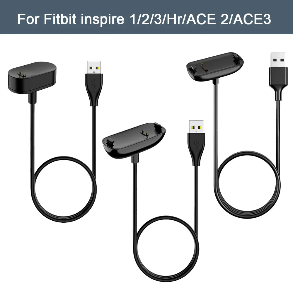 USB Charger for Fitbit Inspire 1/2/3, Inspire HR, ACE 2 & ACE 3 Peaceful Pleasures Health and Wellness