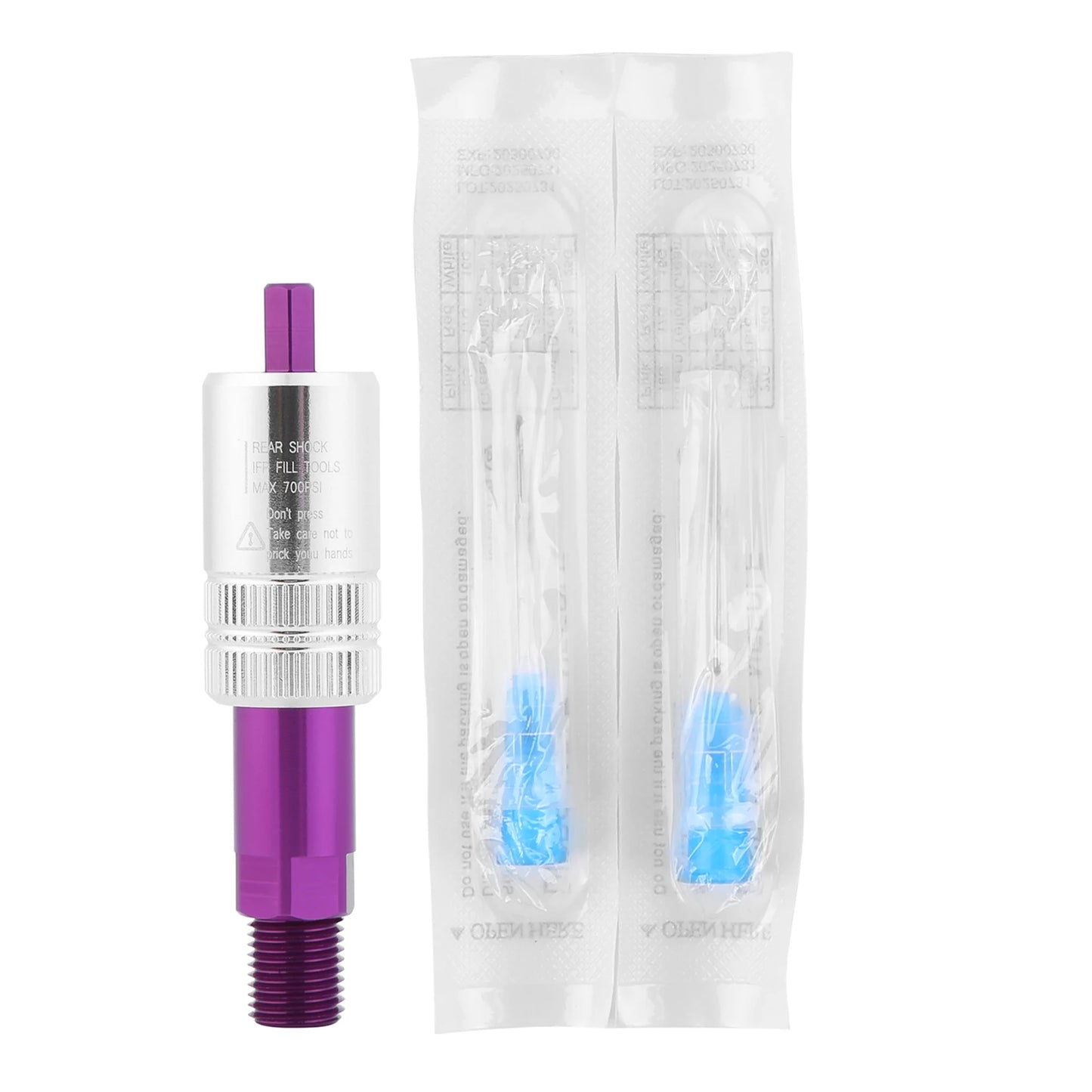 Fill Tool Adaptor MAX 700PSI with Needles Rubbers Cover Bike Rear Shock IFP Fill Tool Compatible for FOXRP2/RP23 CCDB X-Fusion Peaceful Pleasures Health and Wellness