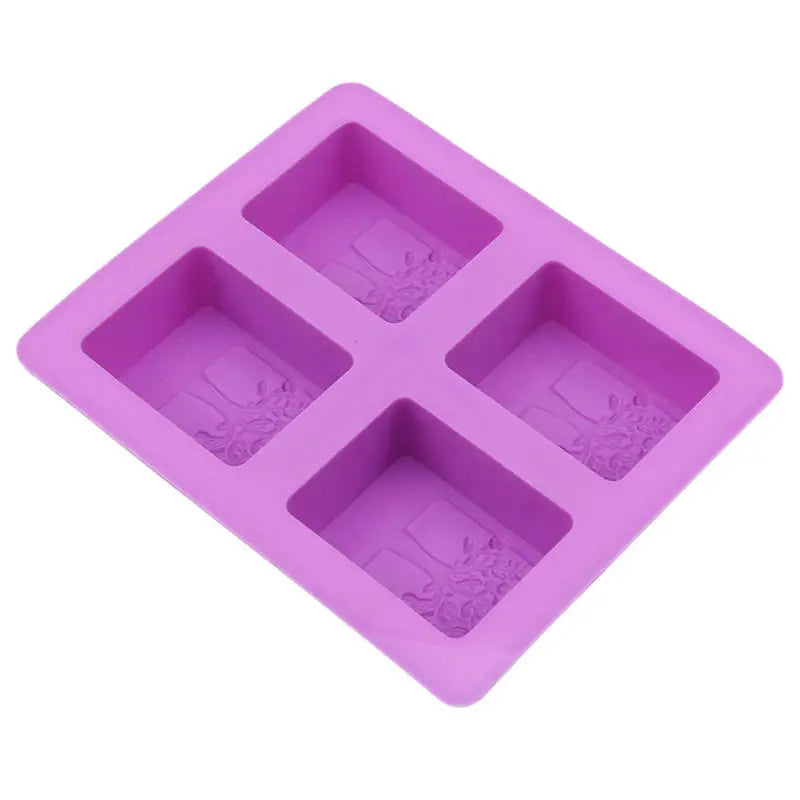 Tree Shape Silicone Mold 4 Cavity Soap Chocolate Candy Baking Mold for DIY Crafts Cake Decor Resin Molding Tools Peaceful Pleasures Health and Wellness