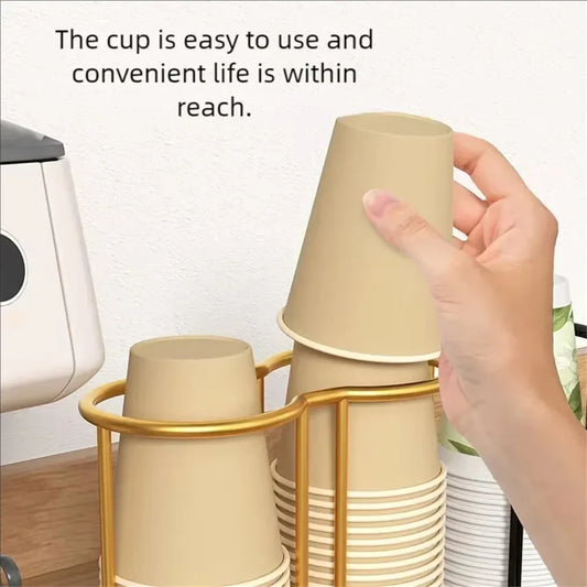 Metal Disposable Cup Dispenser Rack | Rust-Proof Organizer Cup Dispenser Rack Oasis Select