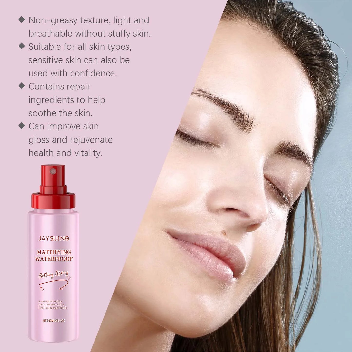 Waterproof Makeup Setting Spray for Oil Control Peaceful Pleasures Health and Wellness