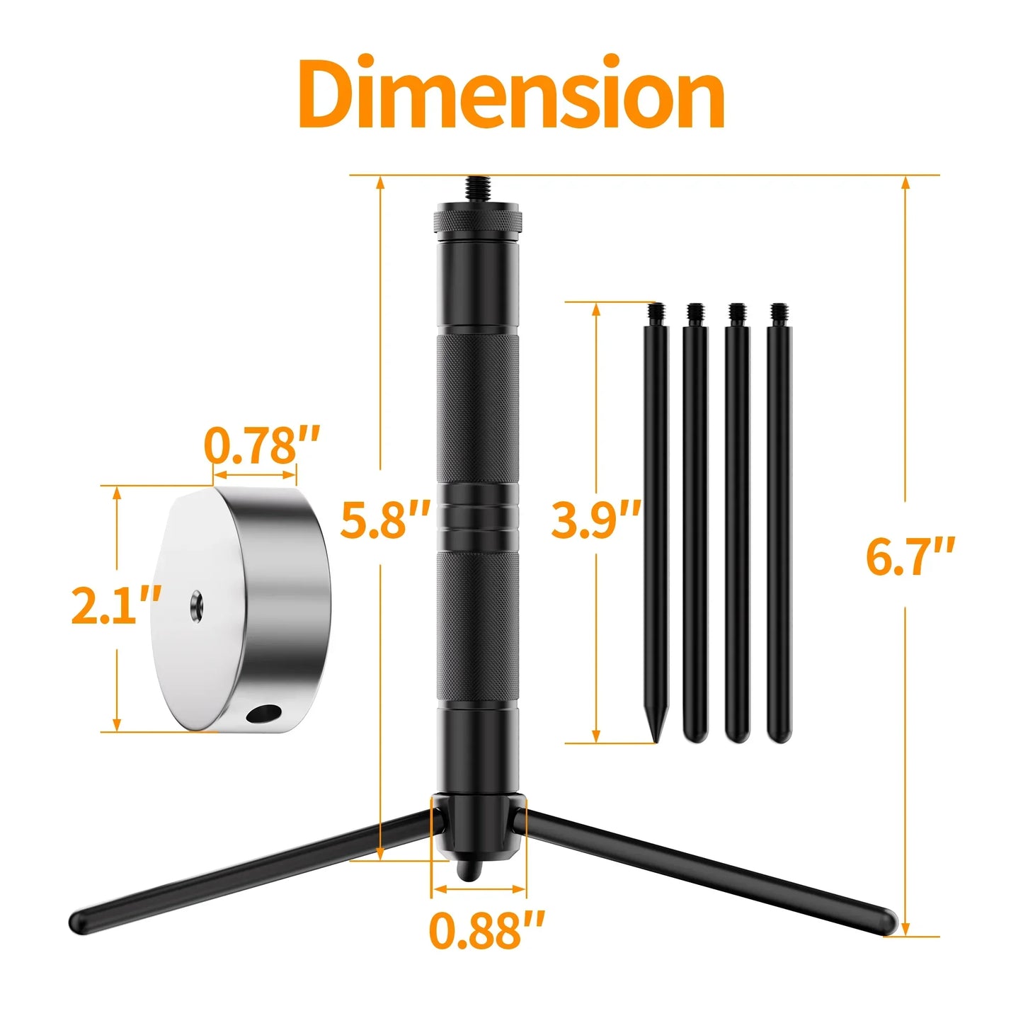 Starlink Mini Tripod Mount Lightweight with Starlink Tripod Stand Adapter Easy Carrying Ground Mount Kit Peaceful Pleasures Health and Wellness