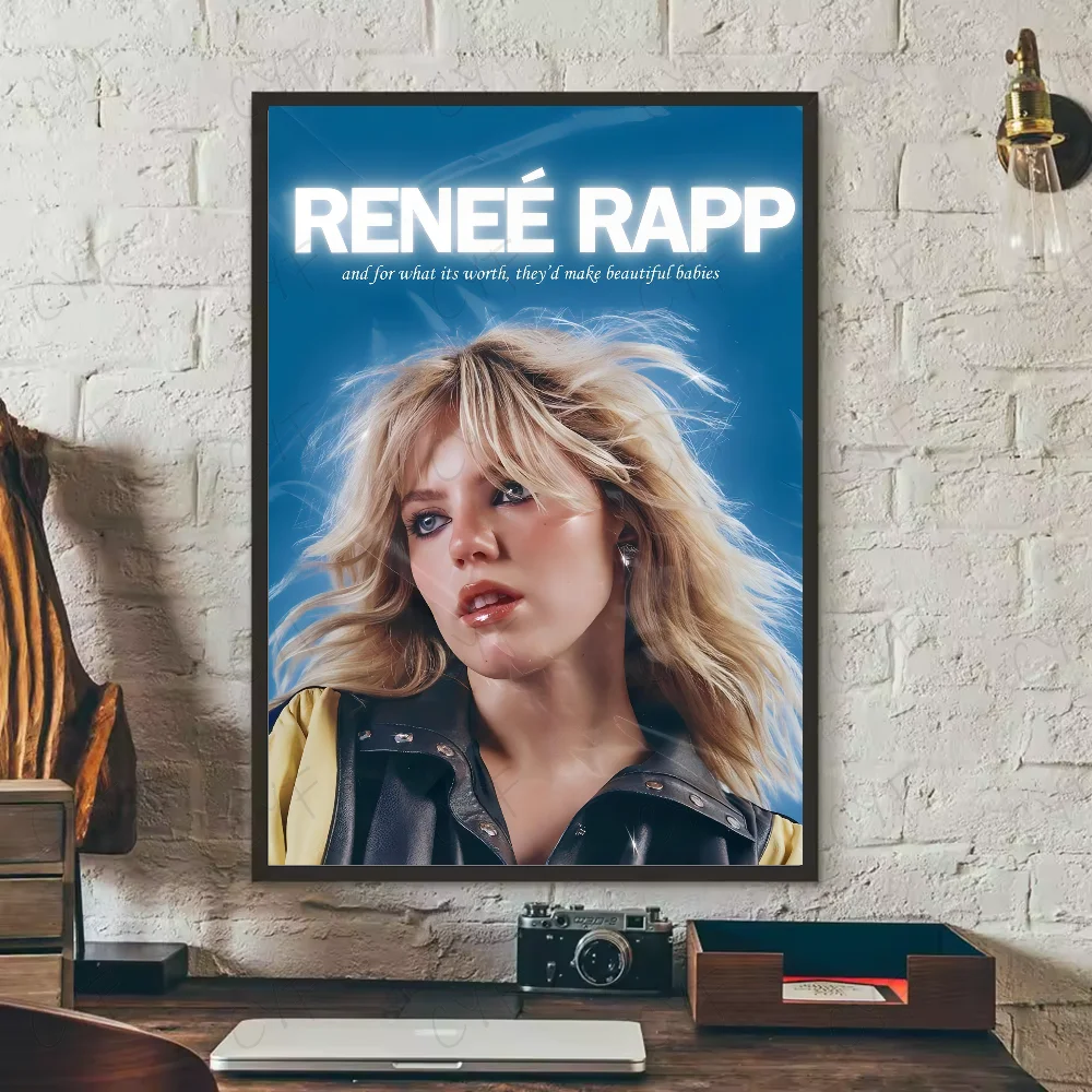 Pop Singer Actor Renee Rapp Poster HD art sticky wall waterproof home living room bedroom bar aesthetic decoration Peaceful Pleasures Health and Wellness