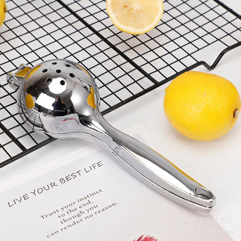 Zinc Alloy Manual Lemon Clip Juicer | Citrus Press Manual Citrus Juicer Peaceful Pleasures Health and Wellness