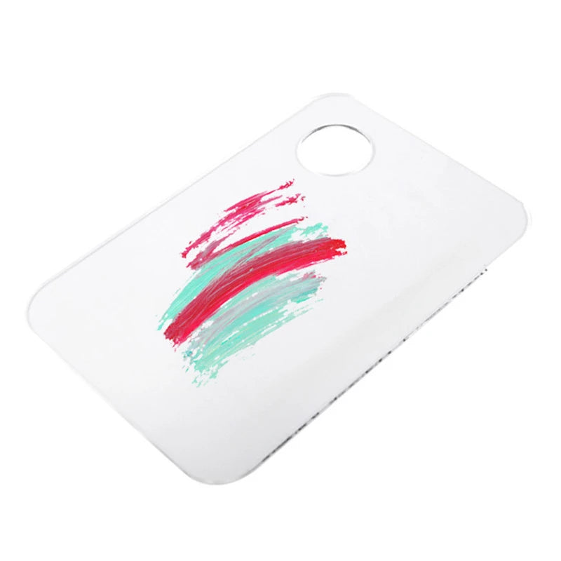 Acrylic Makeup Mixing Palette with Stainless Steel Spatula