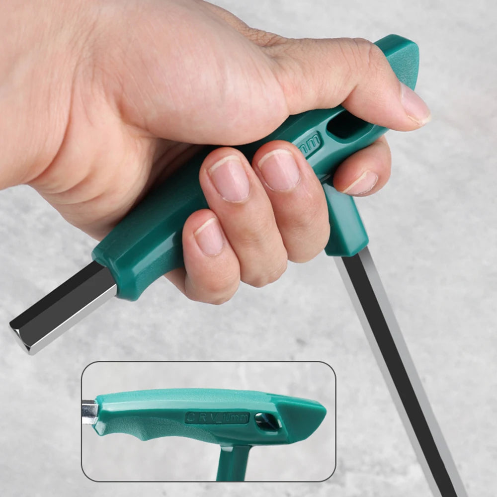 New Practical Hex Key Set T-Handle Hex Allen Key Screws Screwdriver Spanner Master Key Hex Wrench 2mm-10mm T-Handle Allen Keys Peaceful Pleasures Health and Wellness