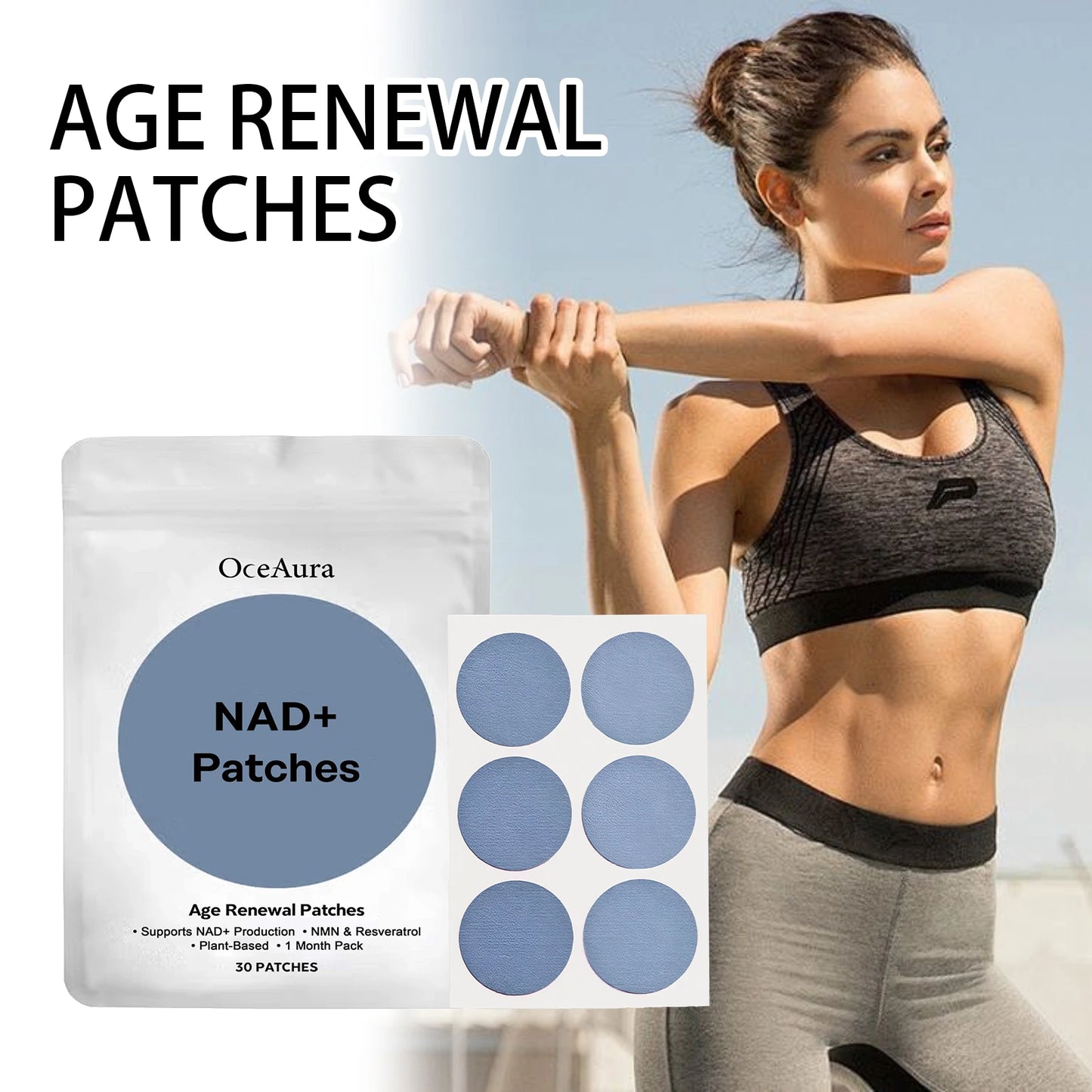 Nourishing Body Care Patches – Anti-Aging Skin Renewal 30ct