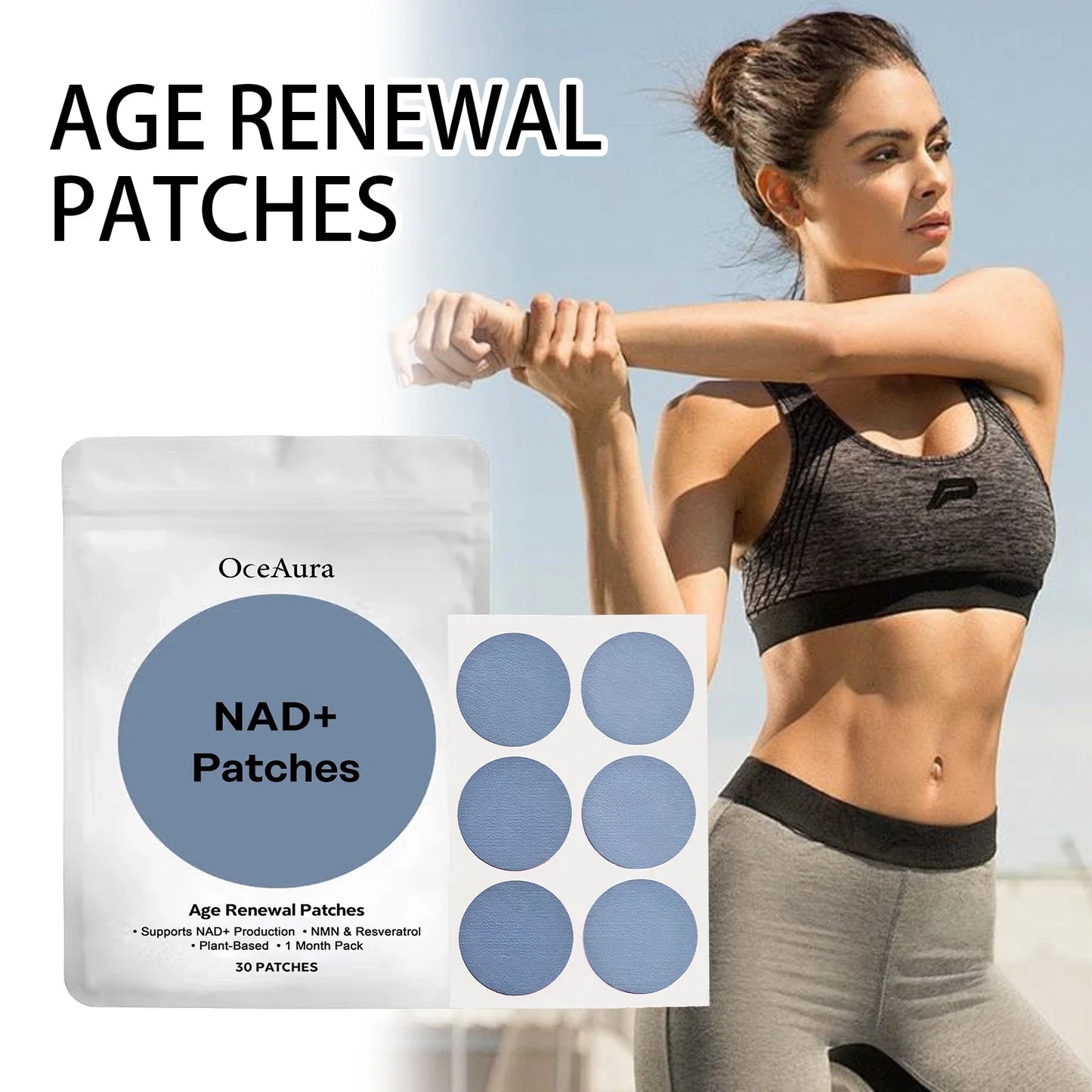 OceAura Nourishing Body Care Patches – Anti-Aging Skin Renewal