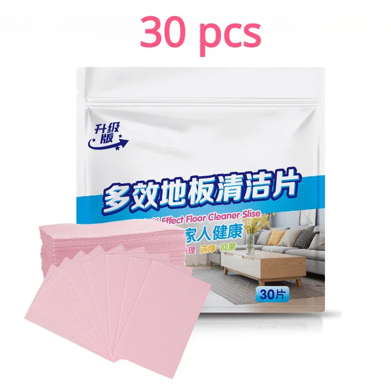Eco-Friendly Floor & Bathroom Cleaning Tablets 30-Pack